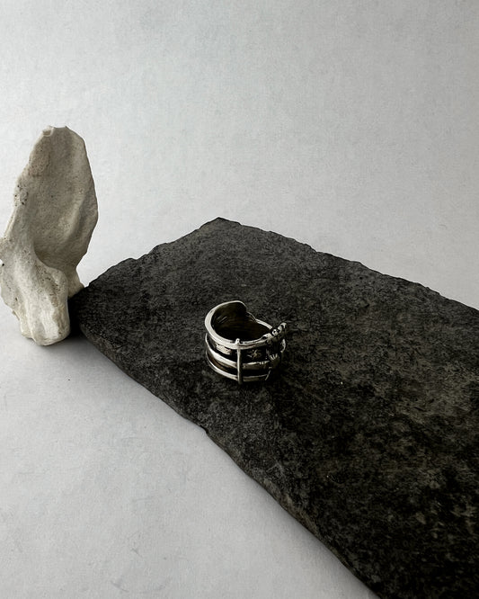 Three Row Bound Ring