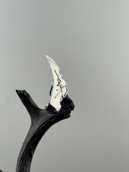 Double Finger Winged Ring