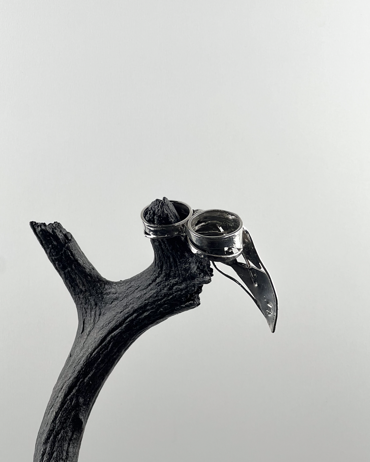 Double Finger Winged Ring