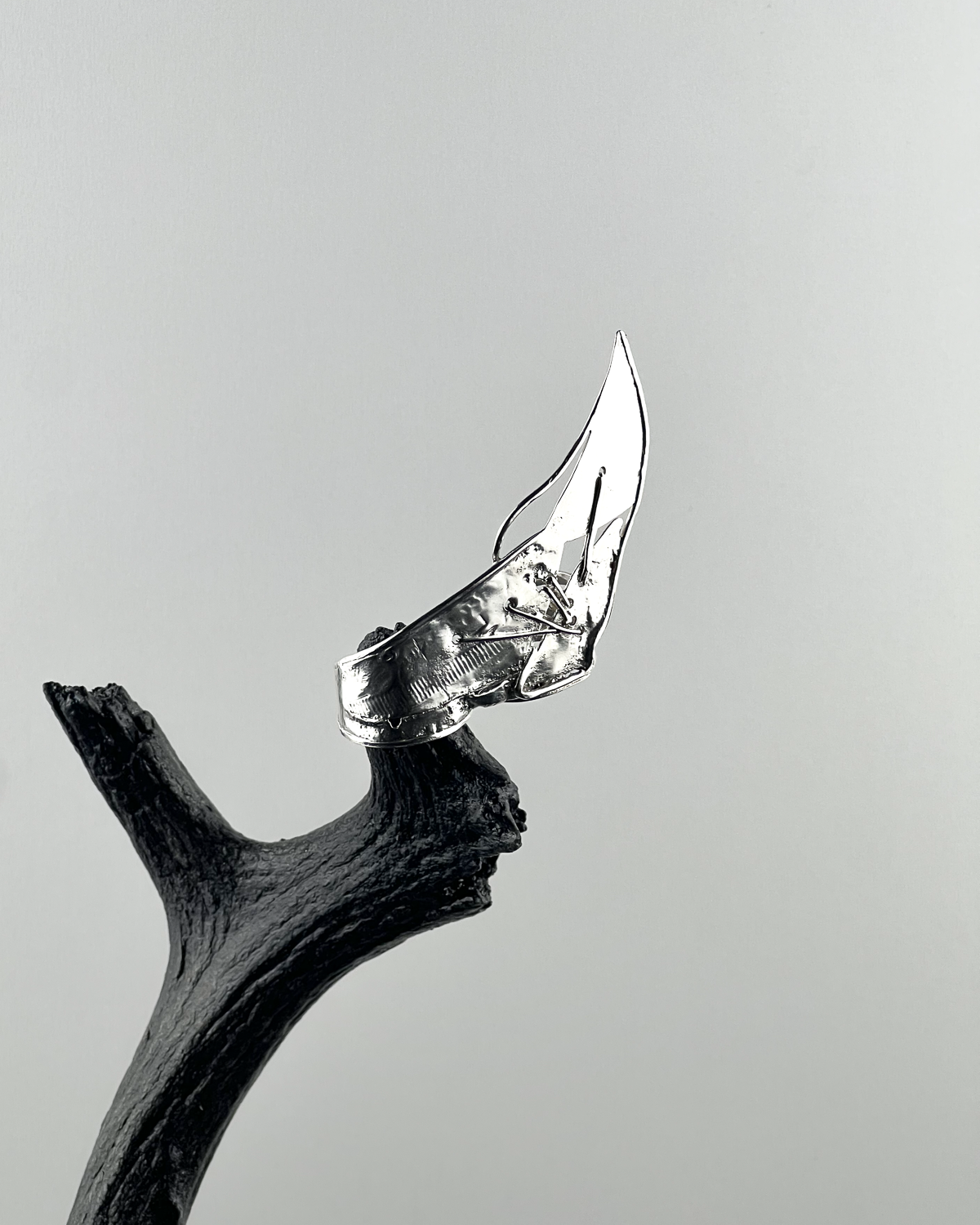 Double Finger Winged Ring